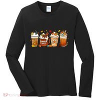 Pumpkin Spice Latte Fall Coffee Pumpkin SpiceThanksgiving Women's Long Sleeve Shirt thumb 0
