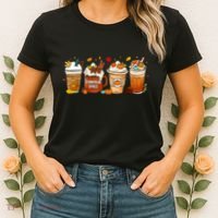 Pumpkin Spice Latte Fall Coffee Pumpkin SpiceThanksgiving Women's T-Shirt thumb 2