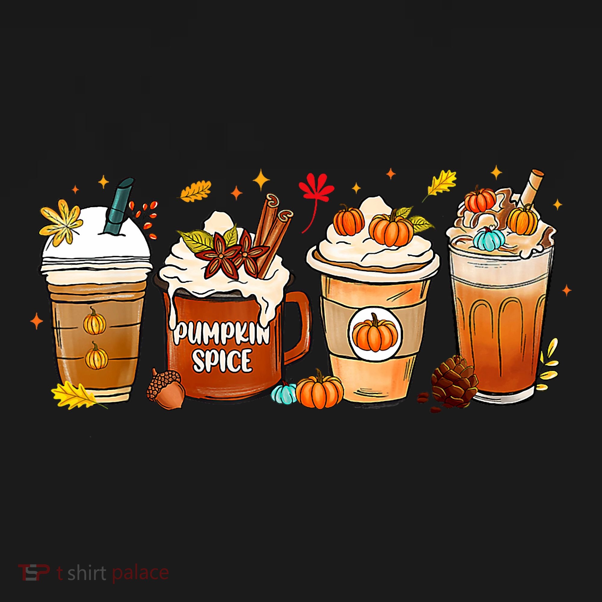 Pumpkin Spice Latte Fall Coffee Pumpkin SpiceThanksgiving Women's T-Shirt