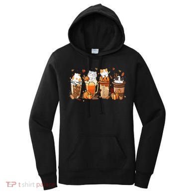 Pumpkin Spice Latte Costume For Cats Lover Women's Hoodie