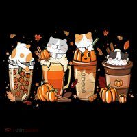 Pumpkin Spice Latte Costume For Cats Lover Women's Hoodie thumb 2
