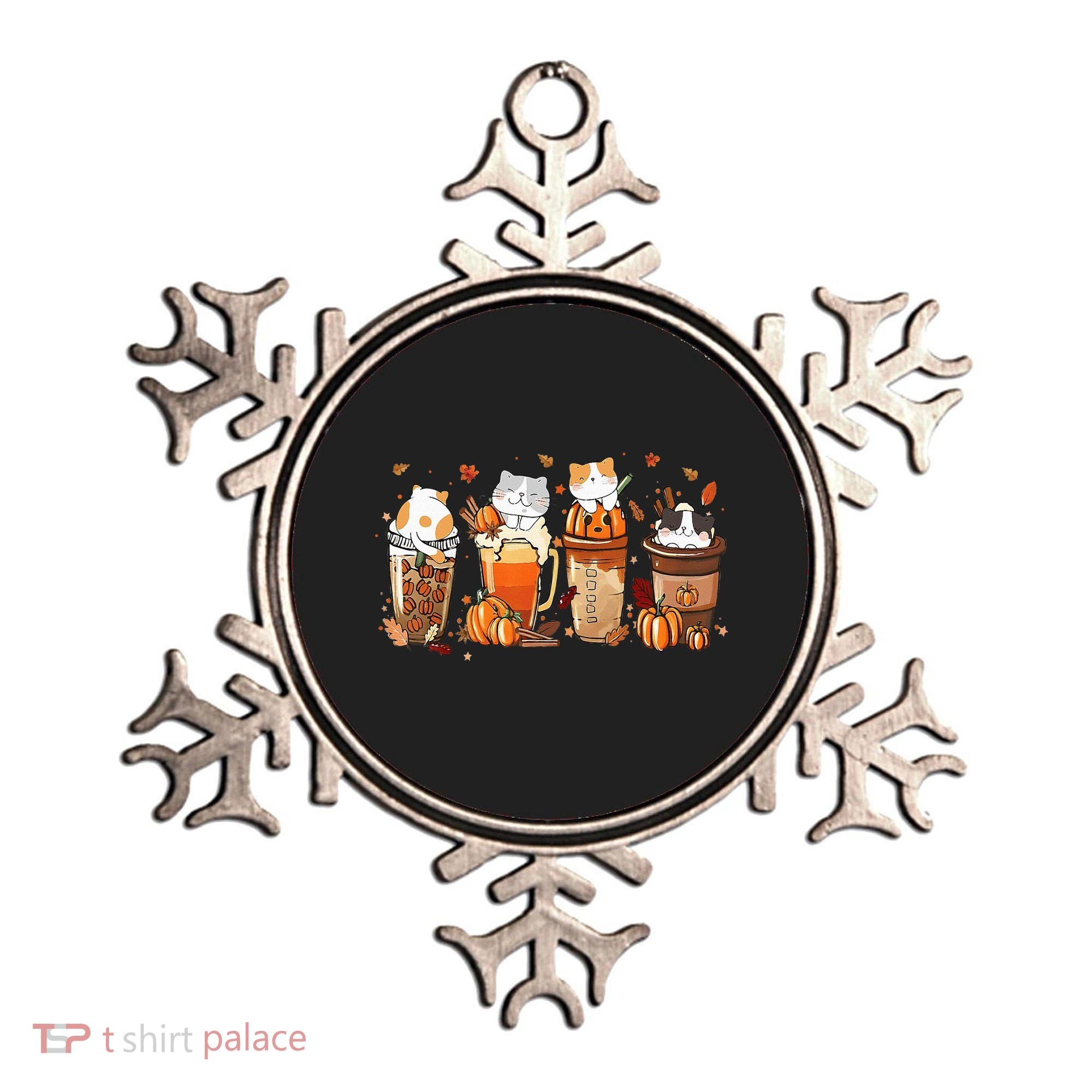 Pumpkin Spice Latte Costume For Cats Lover Ornament