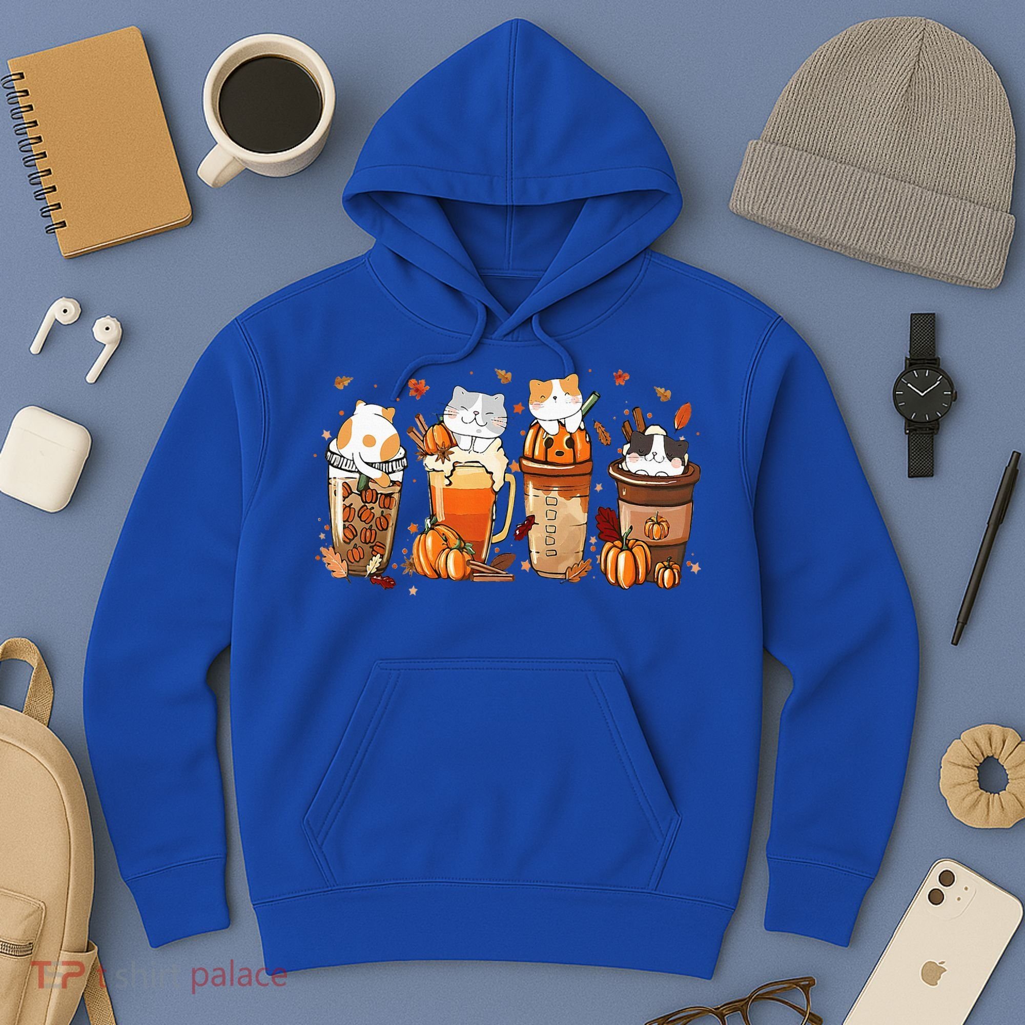 Pumpkin Spice Latte Costume For Cats Lover Hoodie