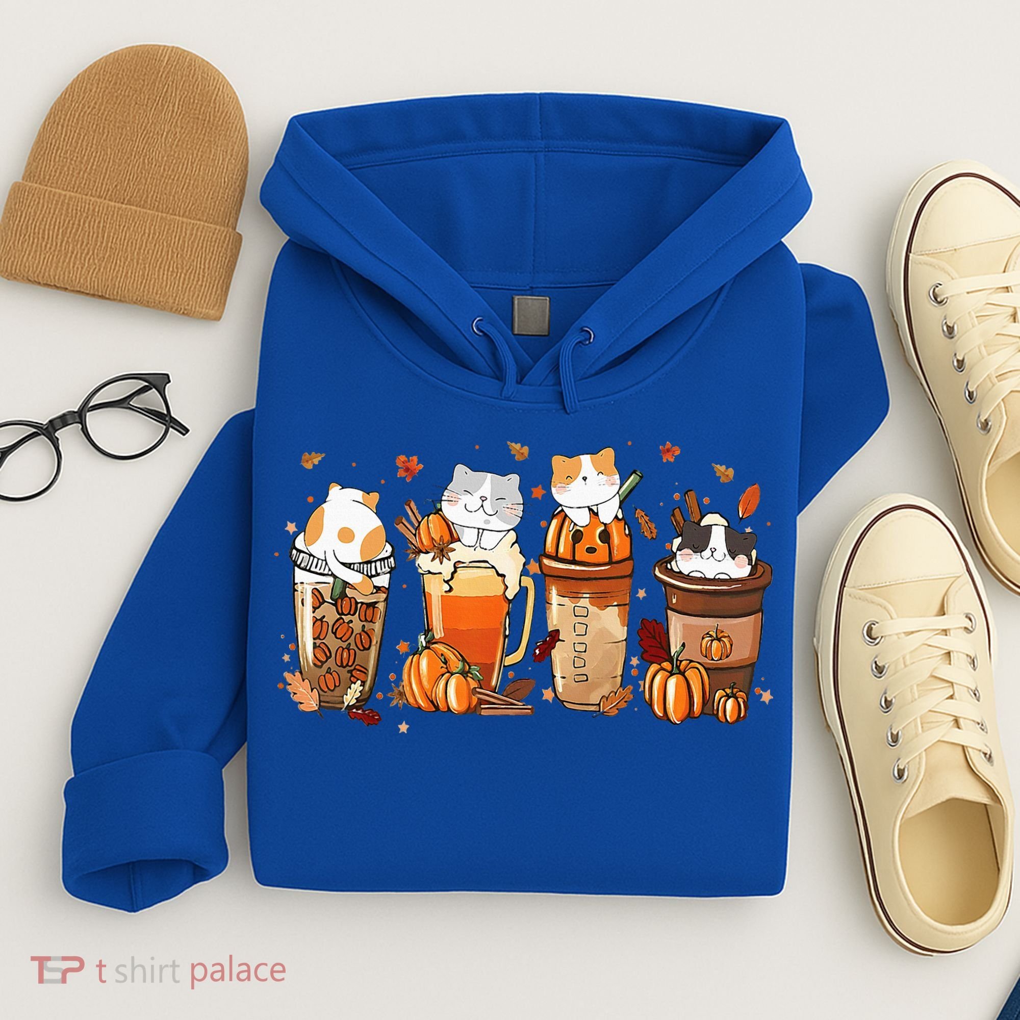 Pumpkin Spice Latte Costume For Cats Lover Hoodie