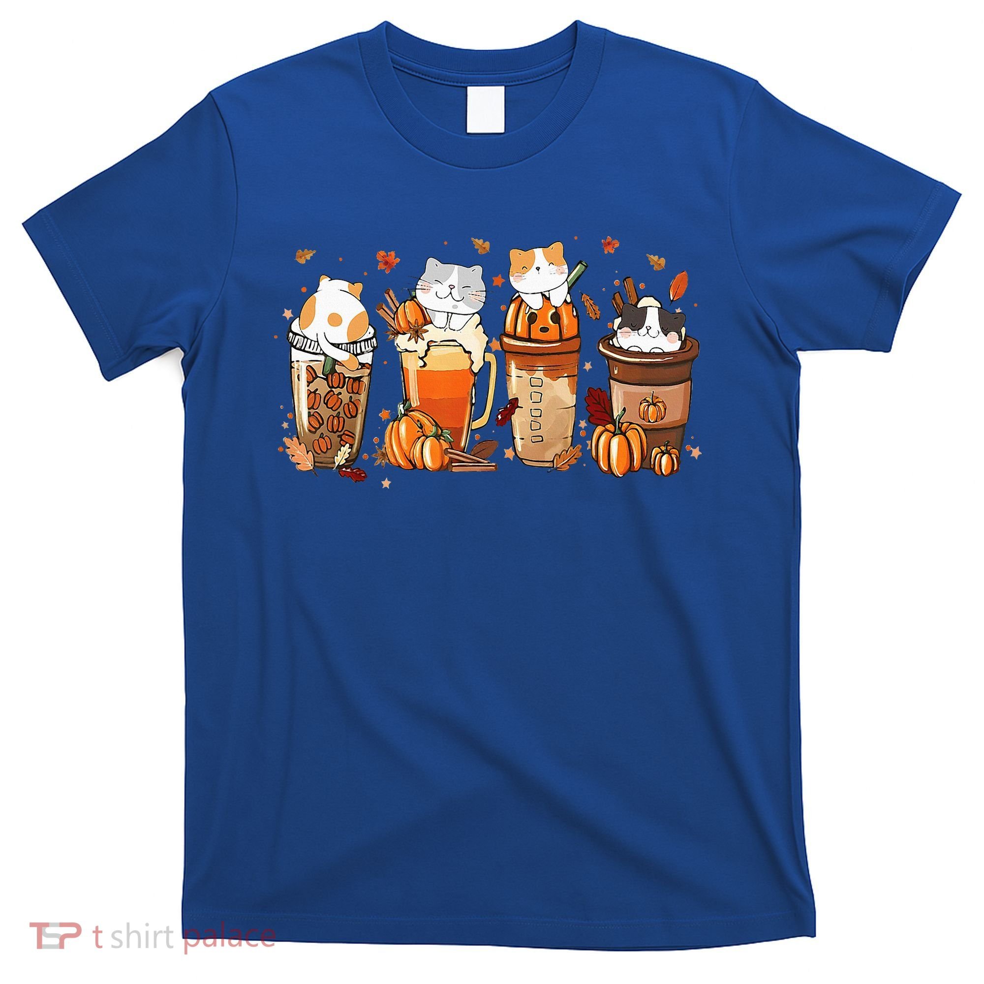 Pumpkin Spice Latte Costume For Cats Lover T-Shirt