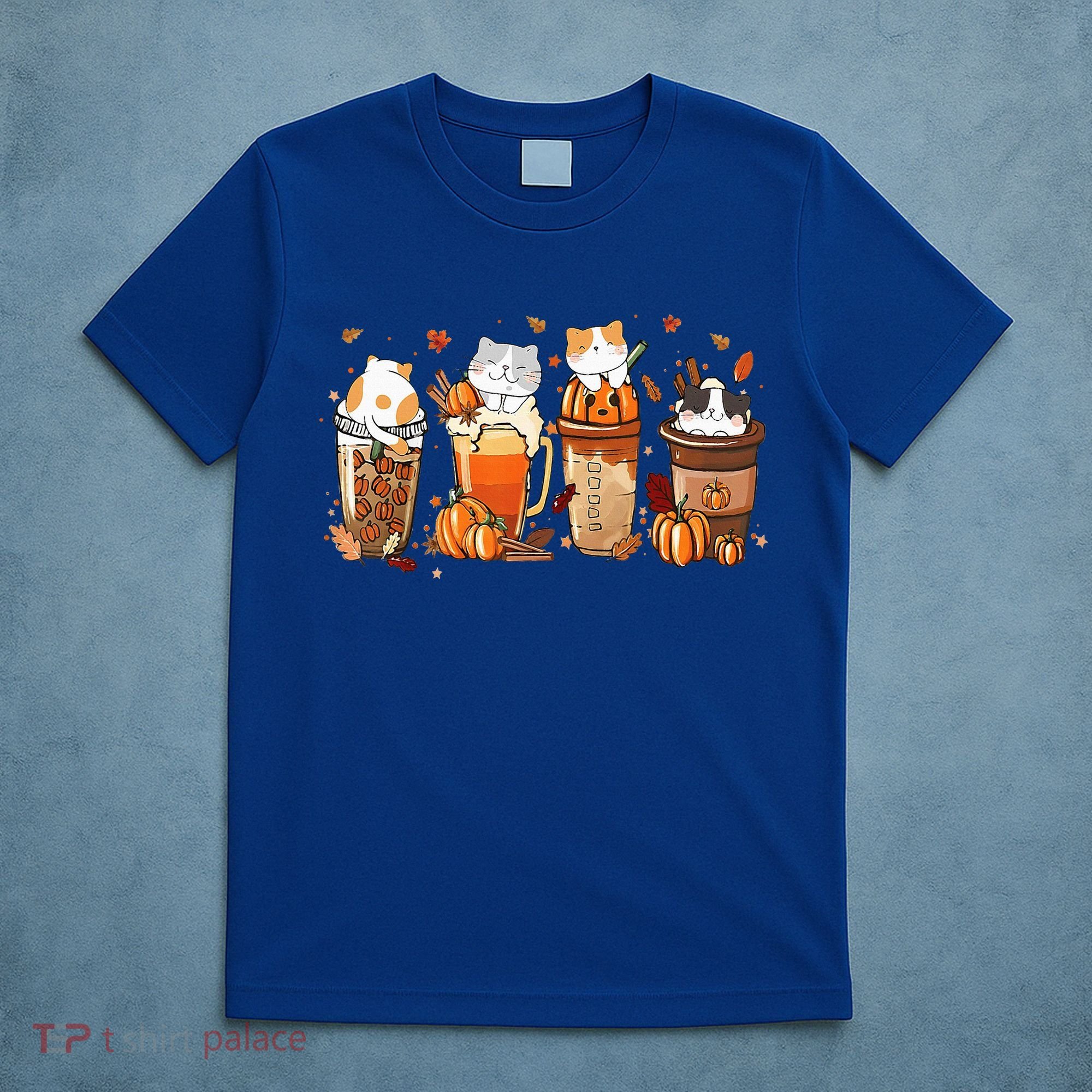 Pumpkin Spice Latte Costume For Cats Lover T-Shirt