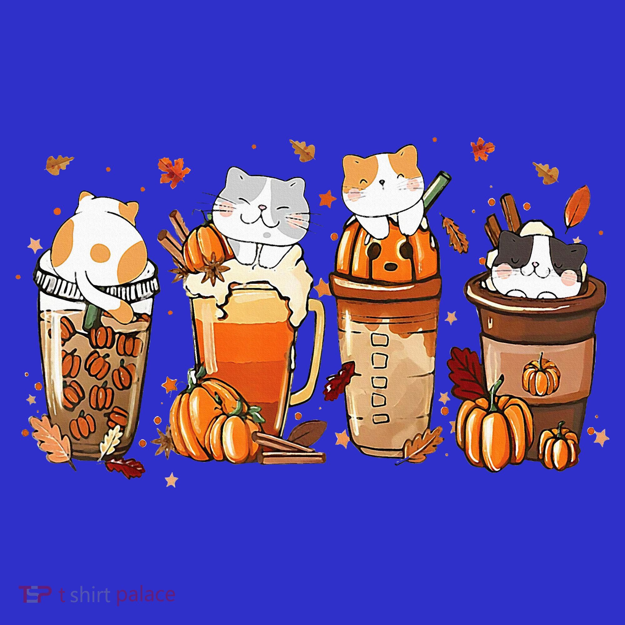 Pumpkin Spice Latte Costume For Cats Lover Baby Bodysuit
