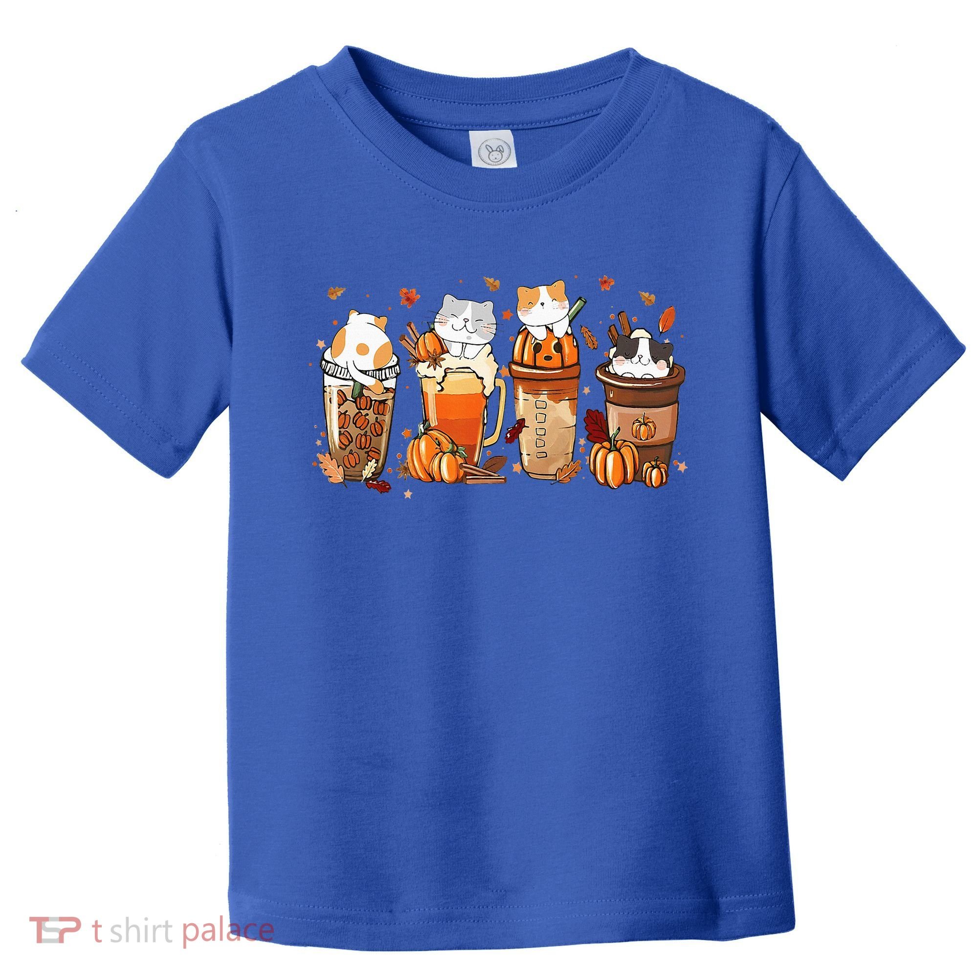 Pumpkin Spice Latte Costume For Cats Lover Toddler T-Shirt
