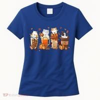 Pumpkin Spice Latte Costume For Cats Lover Women's T-Shirt thumb 0