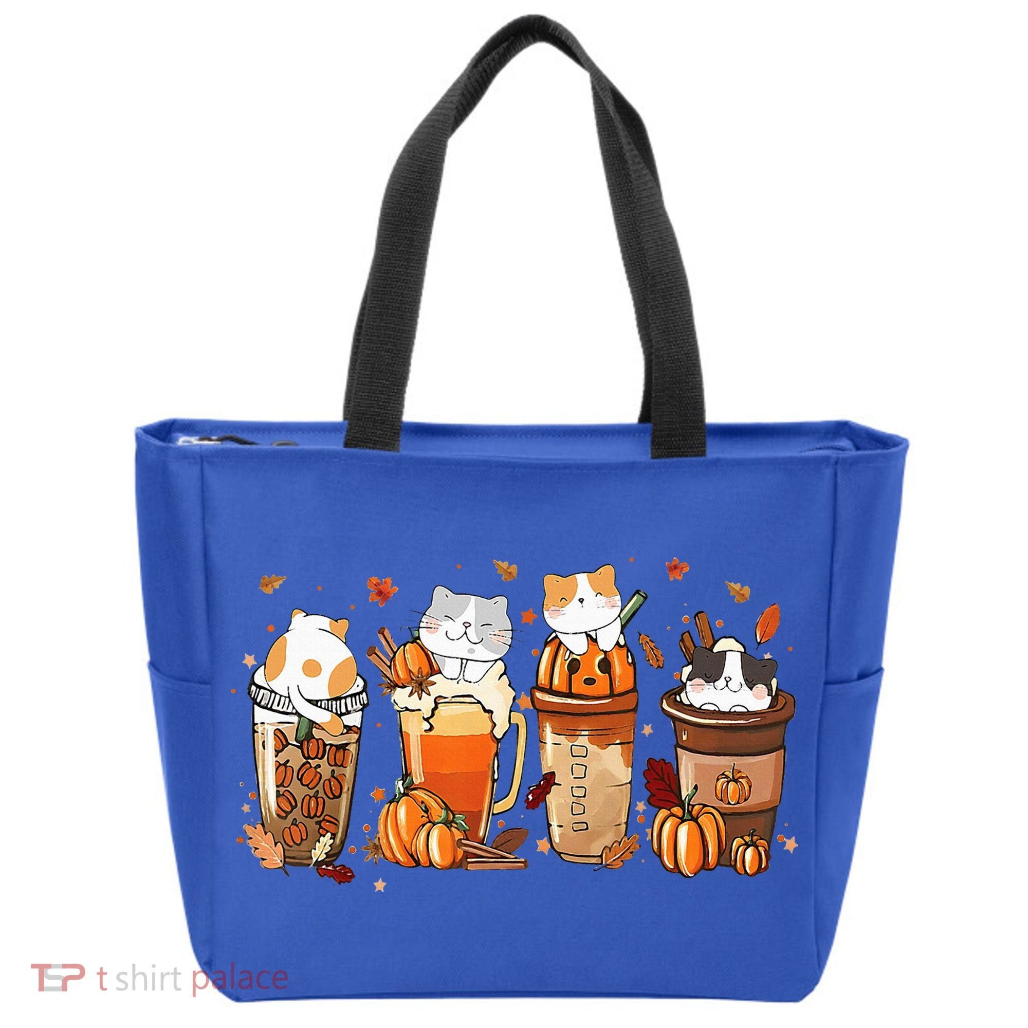 Pumpkin Spice Latte Costume For Cats Lover Tote Bag