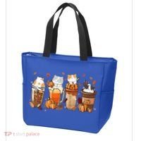 Pumpkin Spice Latte Costume For Cats Lover Tote Bag thumb 3