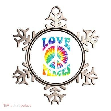 Peace Sign Love 60S 70S Tie Dye Hippie Costume Ornament