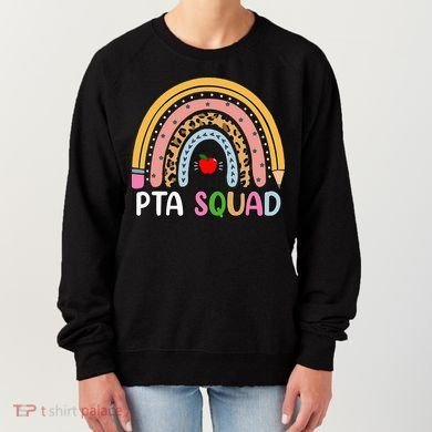 PTA Squad Leopard Rainbow Physical Therapist Assistant PTA Women's Sweatshirt
