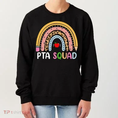 PTA Squad Leopard Rainbow Physical Therapist Assistant PTA Women's Sweatshirt