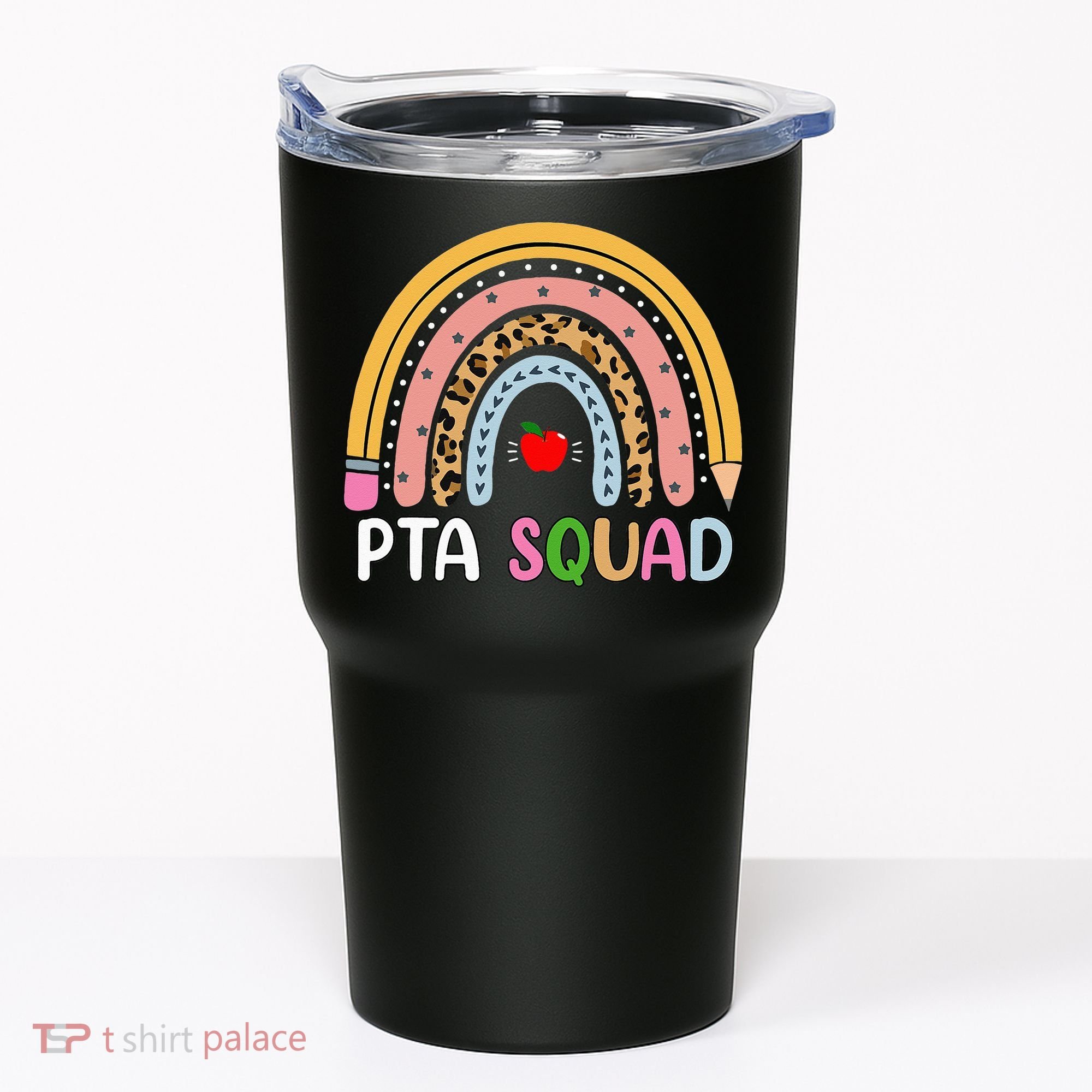 PTA Squad Leopard Rainbow Physical Therapist Assistant PTA Tumbler