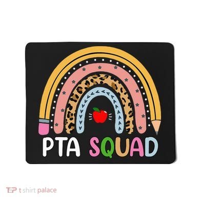 PTA Squad Leopard Rainbow Physical Therapist Assistant PTA Mousepad