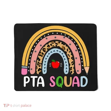 PTA Squad Leopard Rainbow Physical Therapist Assistant PTA Mousepad