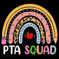 PTA Squad Leopard Rainbow Physical Therapist Assistant PTA Mousepad thumb 1