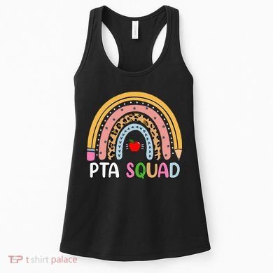 PTA Squad Leopard Rainbow Physical Therapist Assistant PTA Women's Tank Top