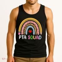 PTA Squad Leopard Rainbow Physical Therapist Assistant PTA Tank Top thumb 3