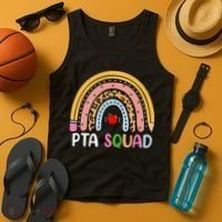 PTA Squad Leopard Rainbow Physical Therapist Assistant PTA Tank Top thumb 4