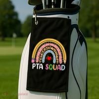 PTA Squad Leopard Rainbow Physical Therapist Assistant PTA Golf Towel thumb 2