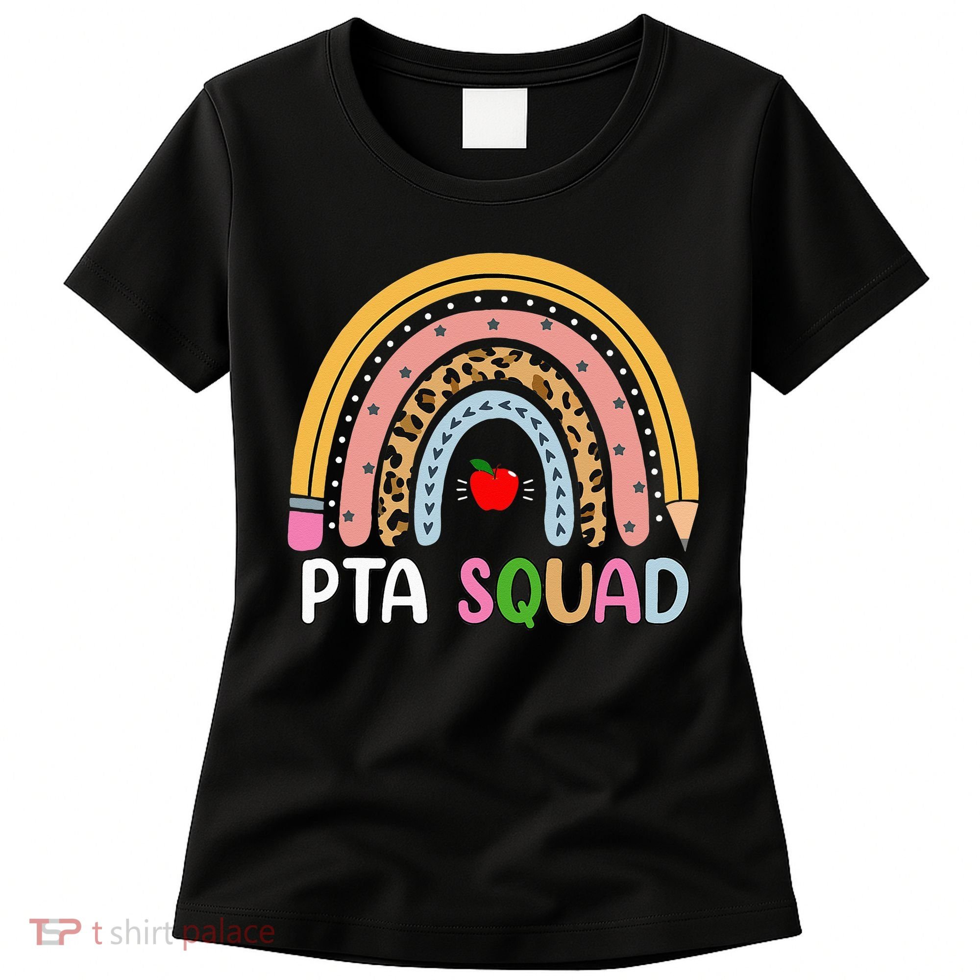 PTA Squad Leopard Rainbow Physical Therapist Assistant PTA Women's T-Shirt