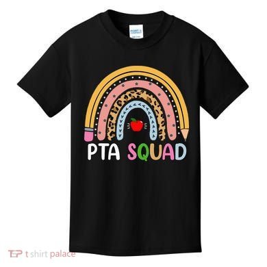 PTA Squad Leopard Rainbow Physical Therapist Assistant PTA Kids T-Shirt