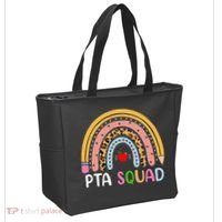 PTA Squad Leopard Rainbow Physical Therapist Assistant PTA Tote Bag thumb 2
