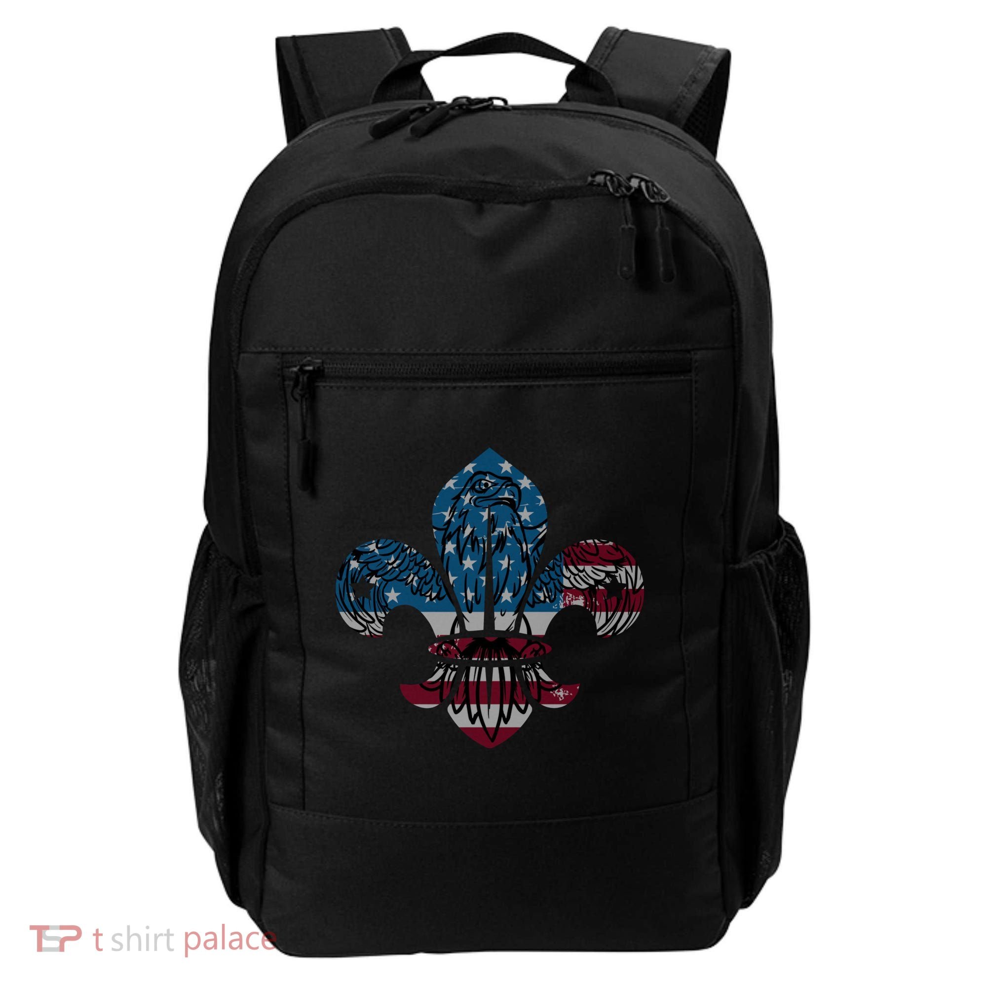 Patriotic Scout Logo Scouting Lover Us Flag Eagle Cool Gift Backpack