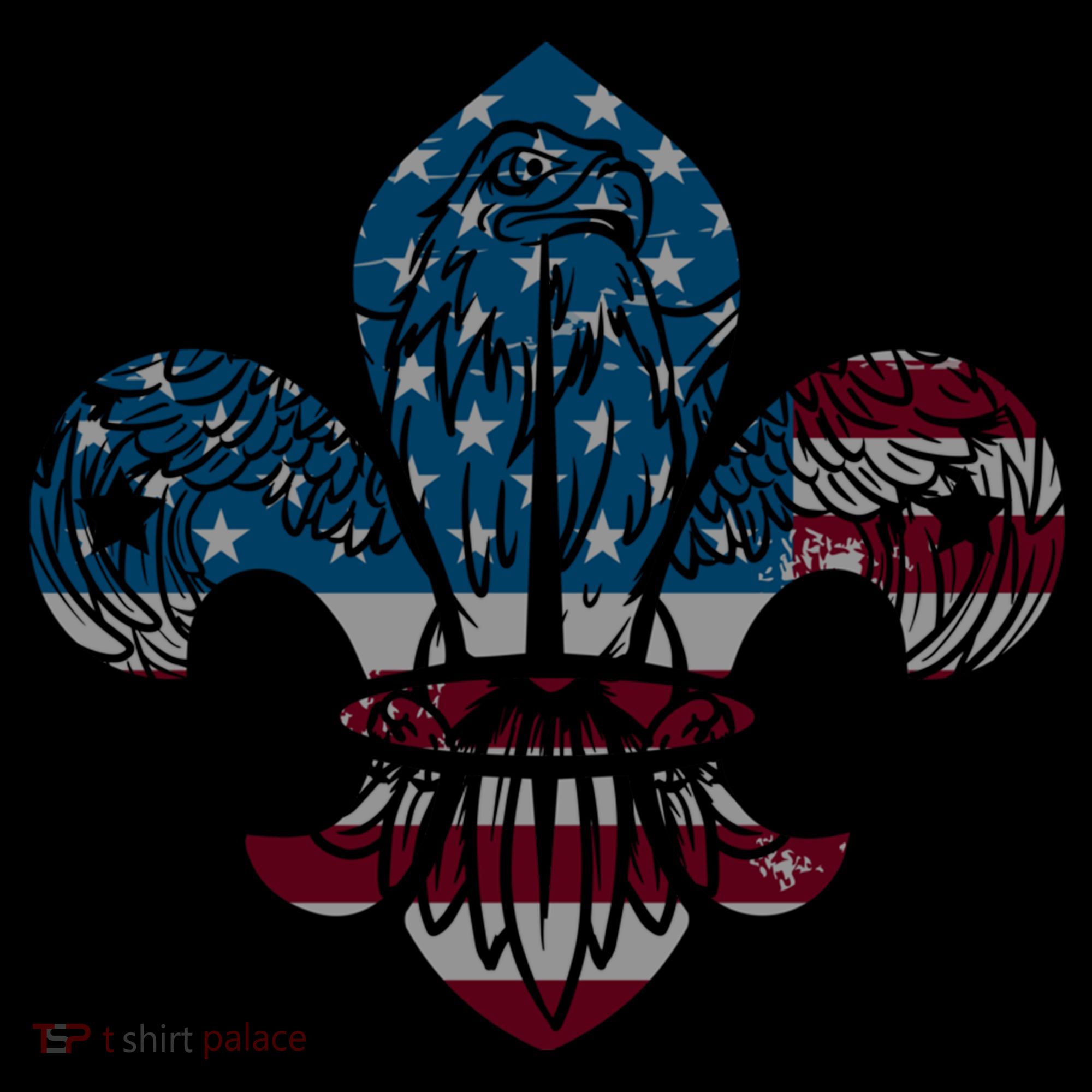 Patriotic Scout Logo Scouting Lover Us Flag Eagle Cool Gift Bucket Hat