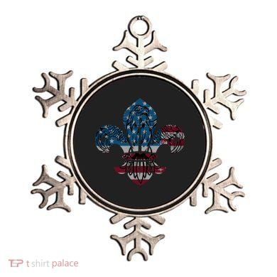 Patriotic Scout Logo Scouting Lover Us Flag Eagle Cool Gift Ornament