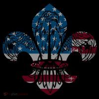 Patriotic Scout Logo Scouting Lover Us Flag Eagle Cool Gift Ornament thumb 1