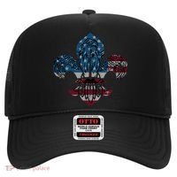 Patriotic Scout Logo Scouting Lover Us Flag Eagle Cool Gift Hat thumb 0