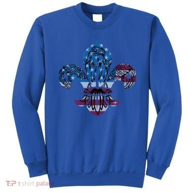 Patriotic Scout Logo Scouting Lover Us Flag Eagle Cool Gift Sweatshirt