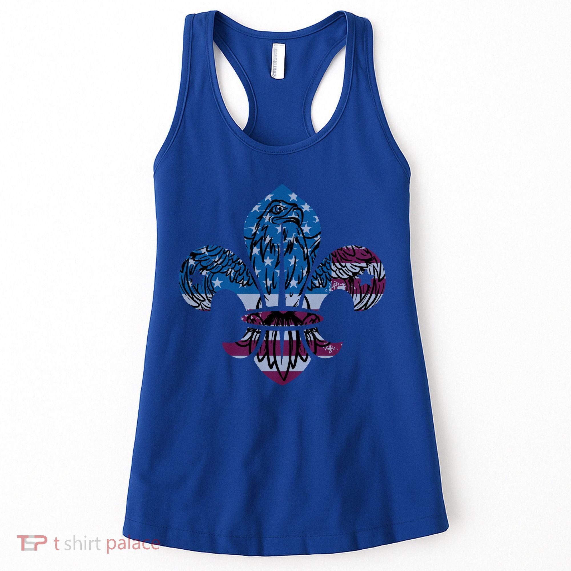 Patriotic Scout Logo Scouting Lover Us Flag Eagle Cool Gift Women's Tank Top