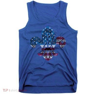 Patriotic Scout Logo Scouting Lover Us Flag Eagle Cool Gift Tank Top