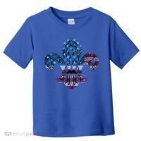 Patriotic Scout Logo Scouting Lover Us Flag Eagle Cool Gift Toddler T-Shirt thumb 0