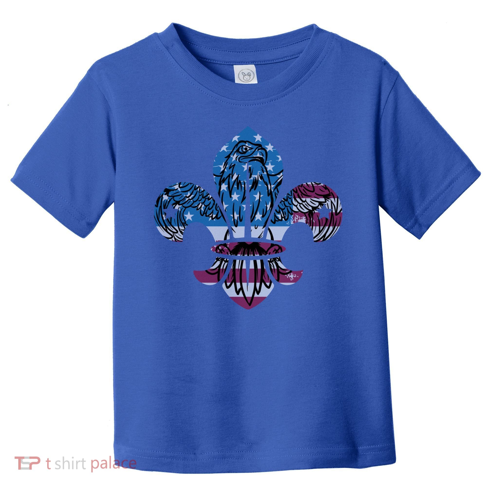 Patriotic Scout Logo Scouting Lover Us Flag Eagle Cool Gift Toddler T-Shirt