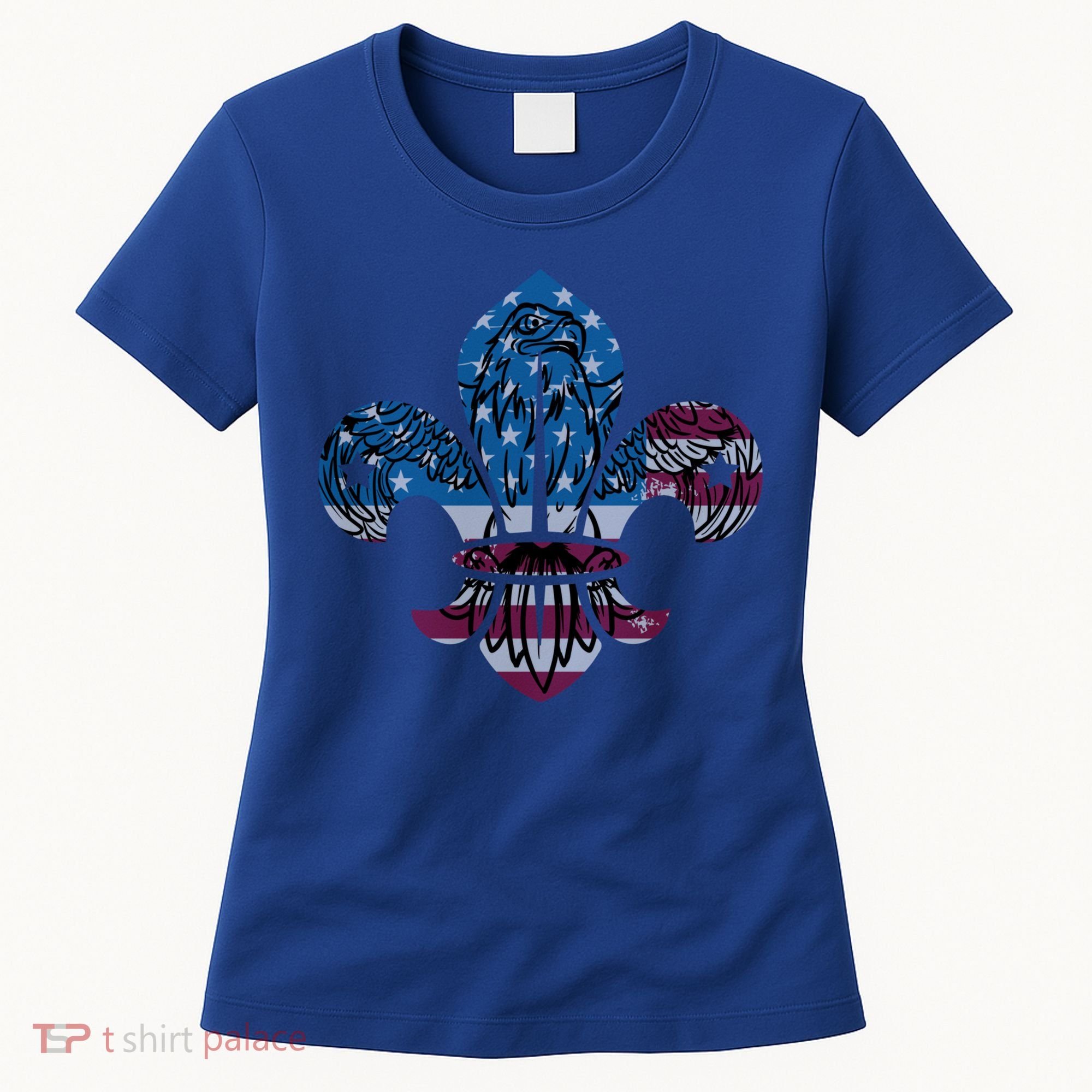 Patriotic Scout Logo Scouting Lover Us Flag Eagle Cool Gift Women's T-Shirt