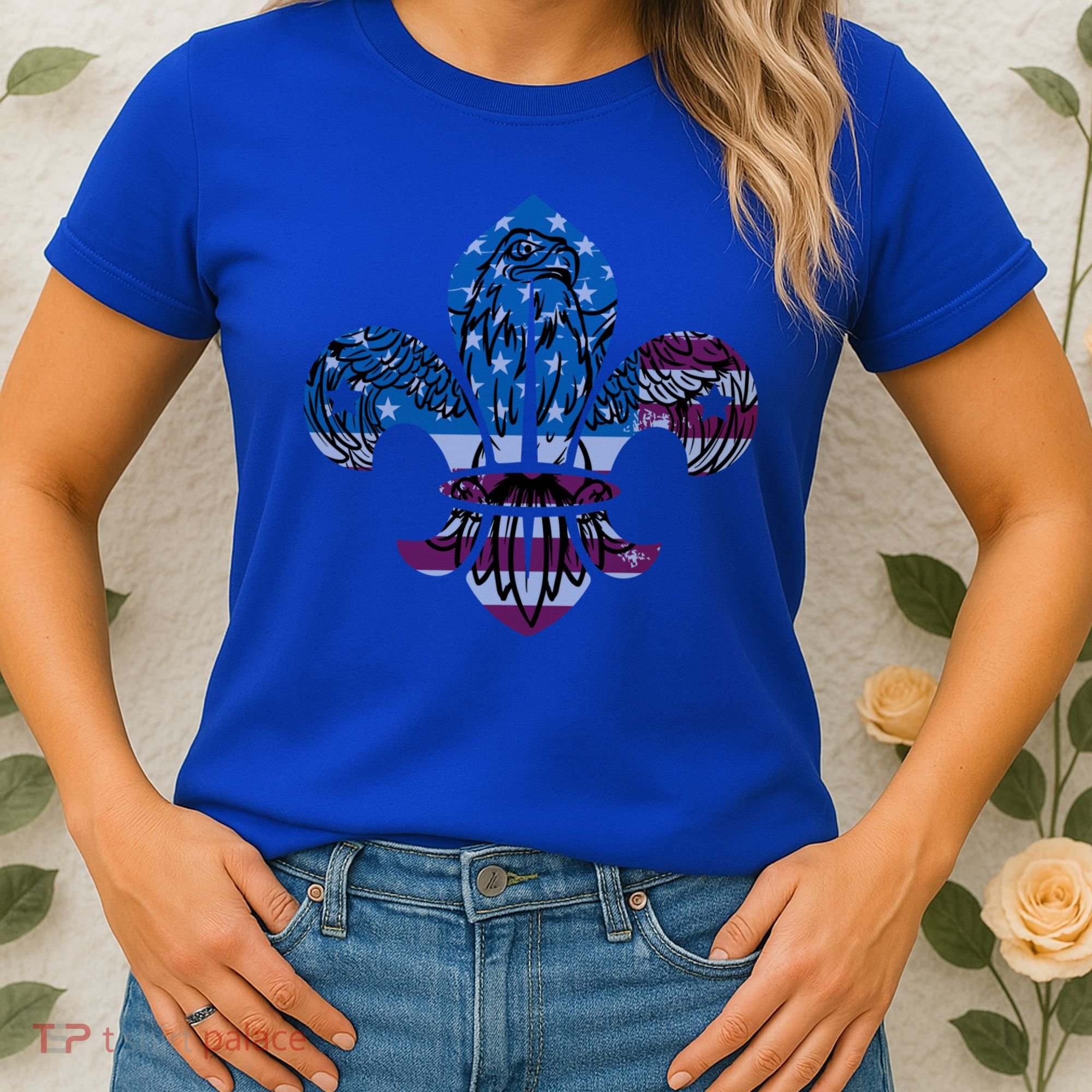 Patriotic Scout Logo Scouting Lover Us Flag Eagle Cool Gift Women's T-Shirt