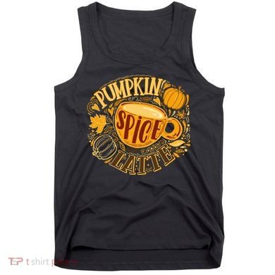 Pumpkin Spice Latte Emblem Sign Tank Top