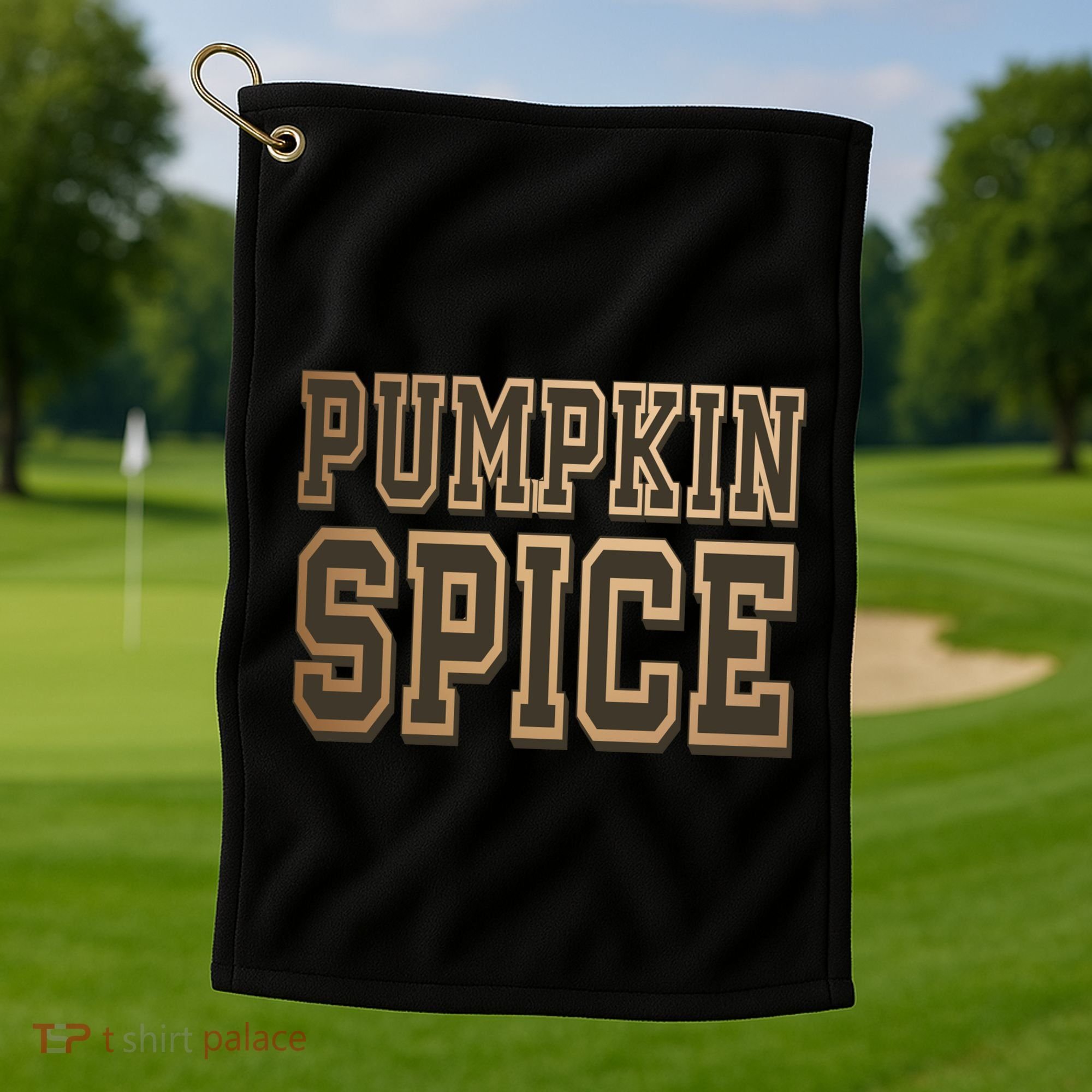 Pumpkin Spice Lover Fall Golf Towel