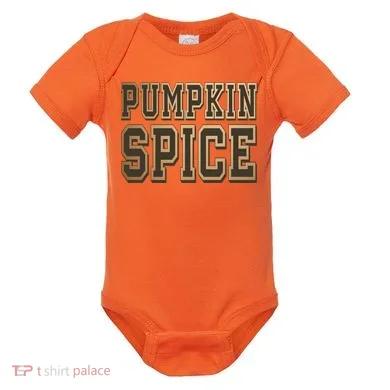 Pumpkin Spice Lover Fall Baby Bodysuit