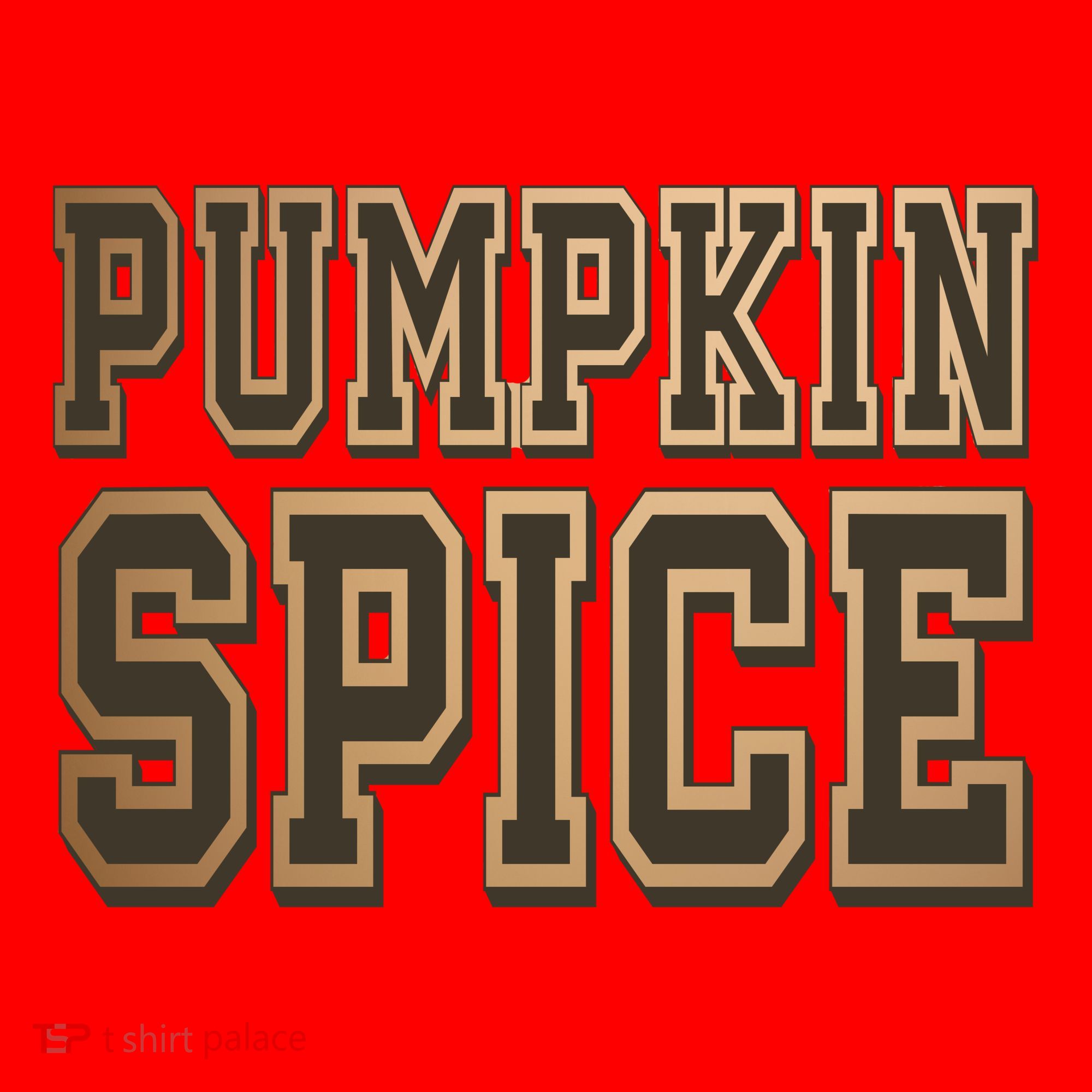 Pumpkin Spice Lover Fall Santa Hat