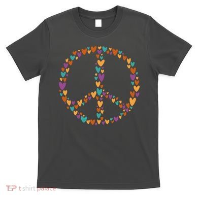 Peace Sign Love Hearts T-Shirt