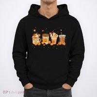 Pumpkin Spice Latte Coffee Thanksgiving Fall Season Drinks Hoodie thumb 0