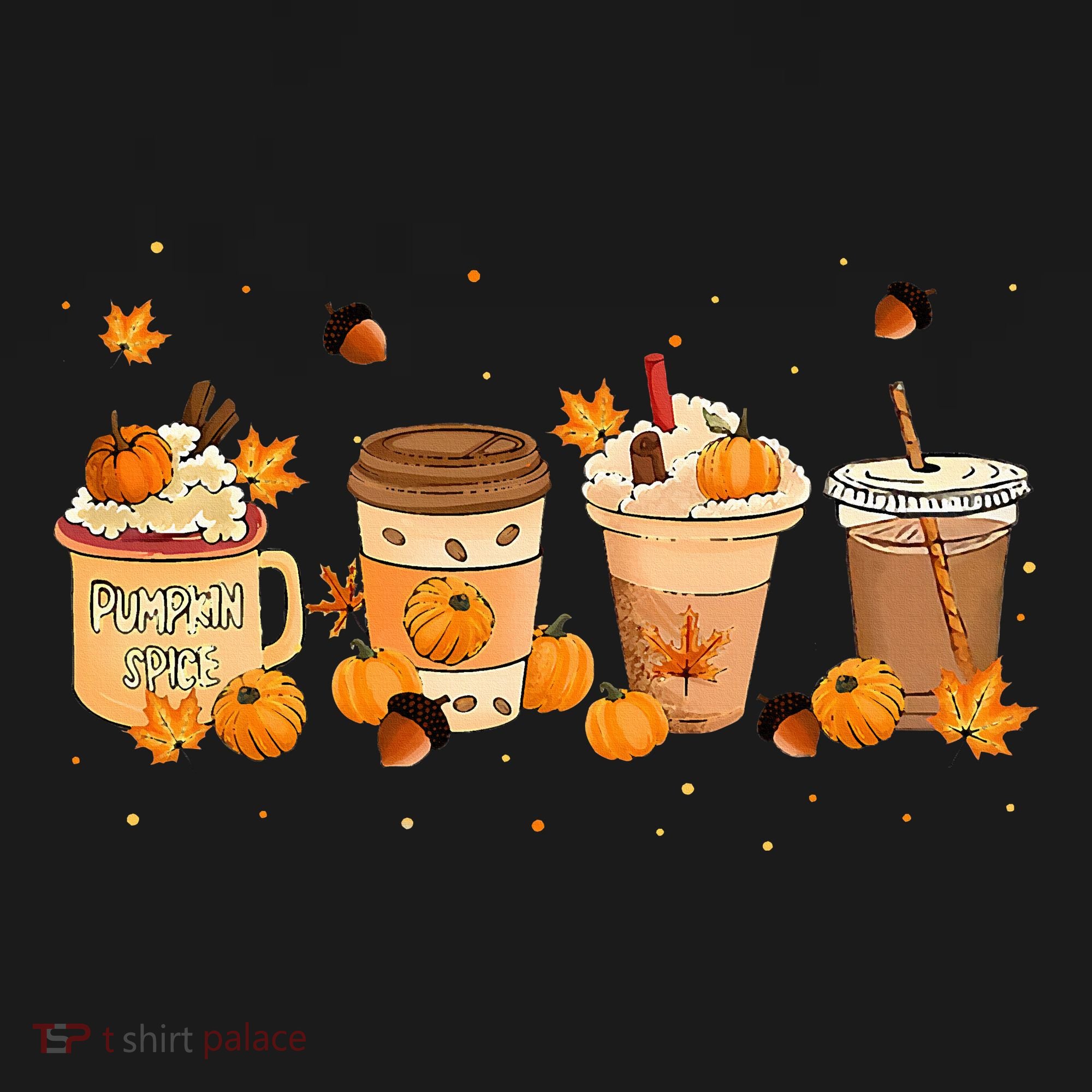 Pumpkin Spice Latte Coffee Thanksgiving Fall Season Drinks Sweatshirt