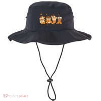 Pumpkin Spice Latte Coffee Thanksgiving Fall Season Drinks Bucket Hat thumb 0