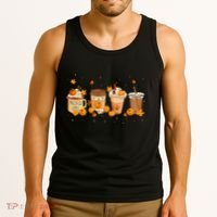 Pumpkin Spice Latte Coffee Thanksgiving Fall Season Drinks Tank Top thumb 3